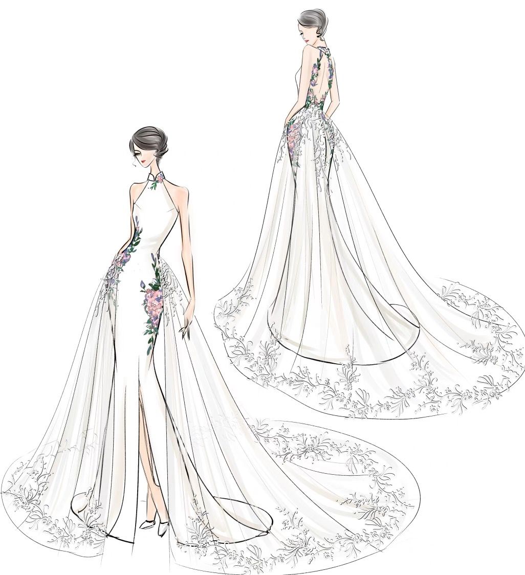 Bespoke luxury gowns-Tailormade wedding dress