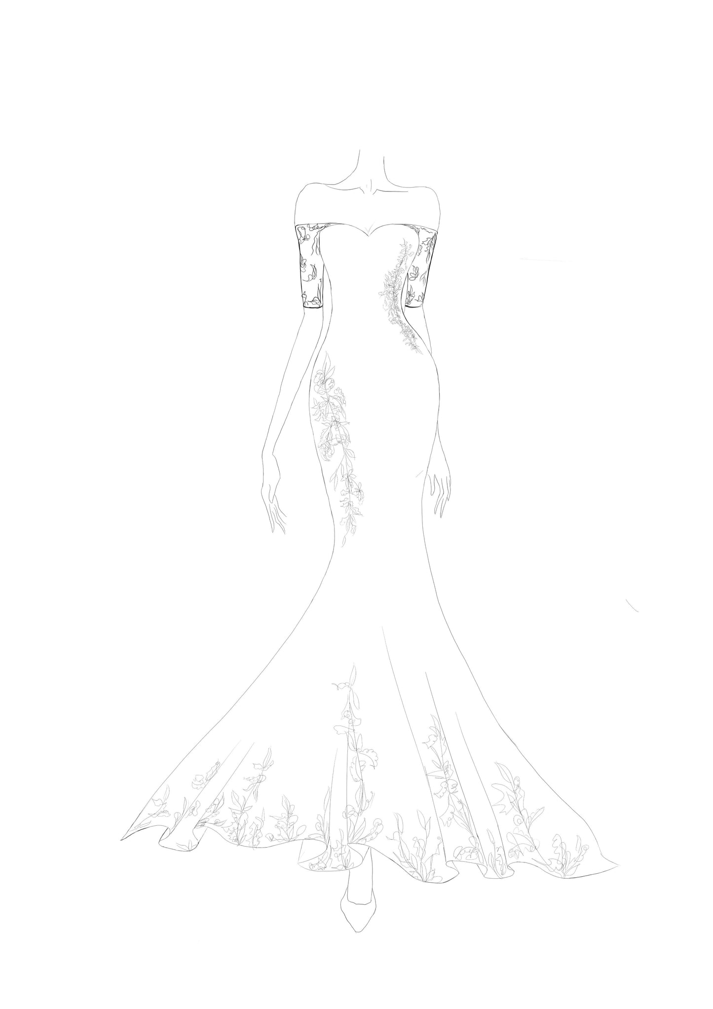 Bespoke luxury gowns-Tailormade wedding dress