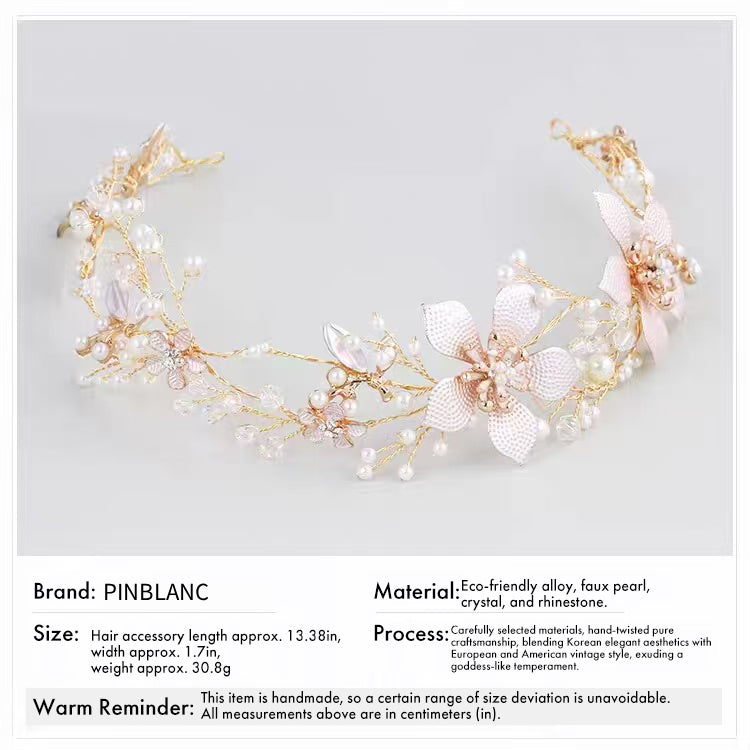 Floral Bridal Hair Vine（花卉发藤）